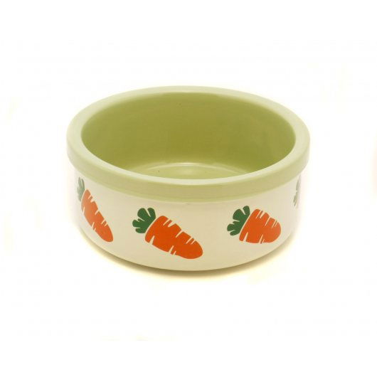 Stoneware Ceramic Bowl Carrot 5"