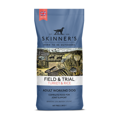 Skinners Field & Trial Turkey & Rice  +joint Aid For Dogs 2.5kg