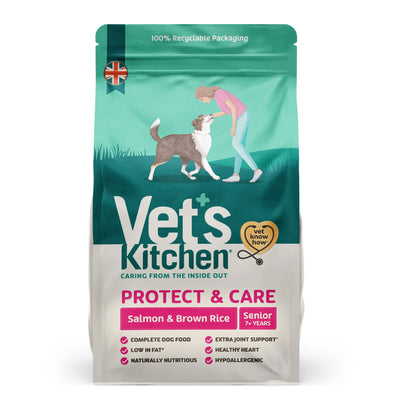 Vet's Kitchen Senior Dog Salmon & Brown Rice 7.5kg