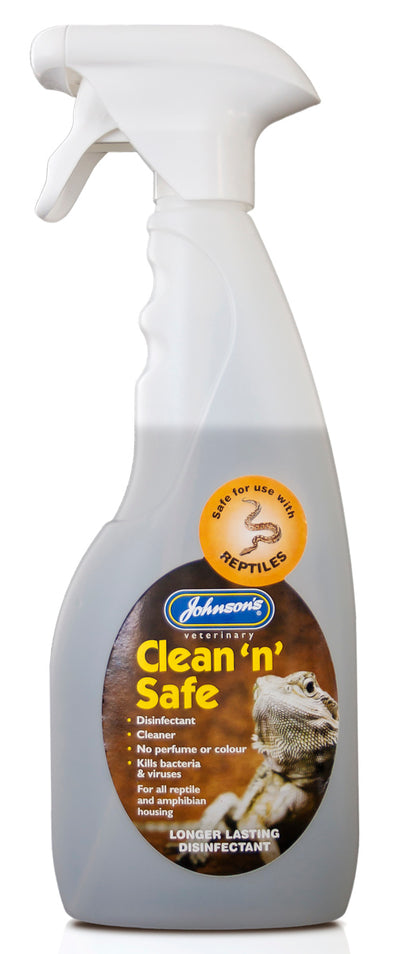 Jvp Reptile Clean 'n' Safe Disinfectant 500ml Trigger