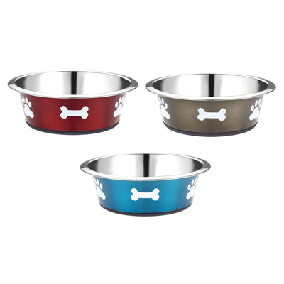 Classic Posh Paws S/Steel Dish 1600ml (215mm Dia)