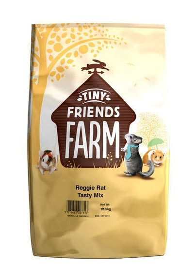 Tiny Friends Farm Reggie Rat & Mimi Mouse Tasty Mix 12.5kg