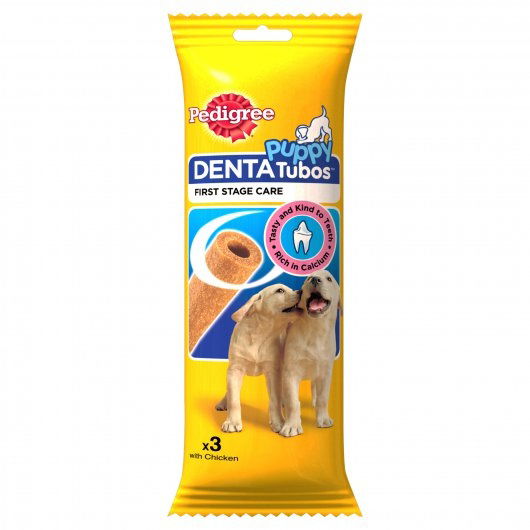 PEDIGREE Denta Tubo Puppy Dog Dental Treats 3 Sticks 72g