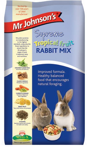 Mr Johnson's Supreme Rabbit Tropical Fruit Mix 900g