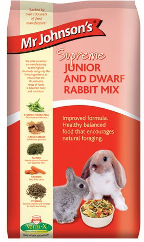 Mr Johnson's Supreme Junior & Dwarf Rabbit Mix 900g