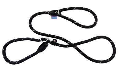Dog&Co Mountain Rope Slip Lead Black/grey 150cm