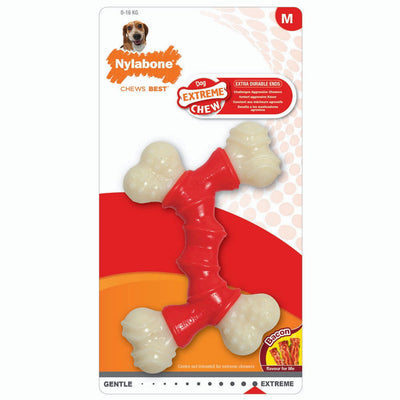 Nylabone Extreme Chew Double Action Bacon Medium
