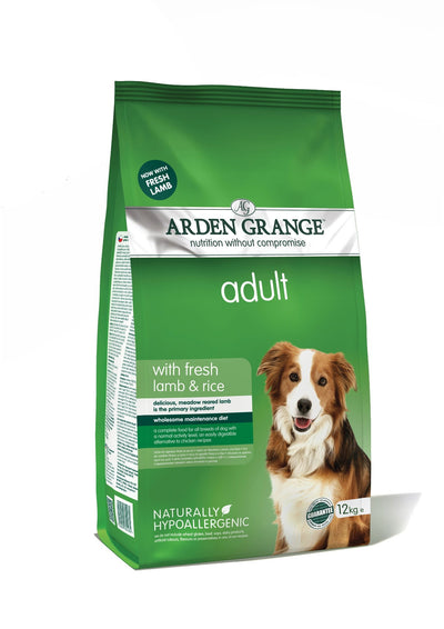 Arden Grange Adt Rich In Fresh Lamb & Rice 12kg