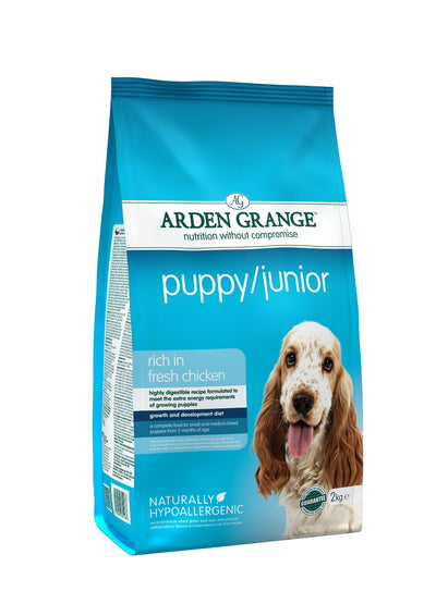 Arden Grange Pup/Jnr Rich In Fresh Chicken 2kg