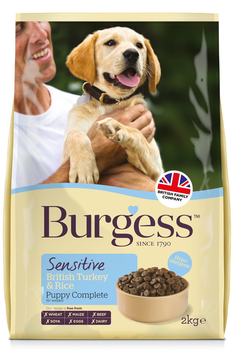 Burgess Sensitive Puppy Turkey & Rice 2kg