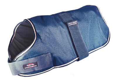 Outhwaites W/prf Padded Coat Navy Blue 46cm (18")