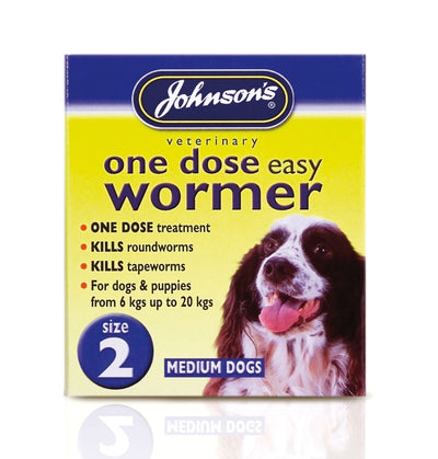 Jvp Dog Easy Dose Wormer - Size 2 Medium Breeds 2 Tablets