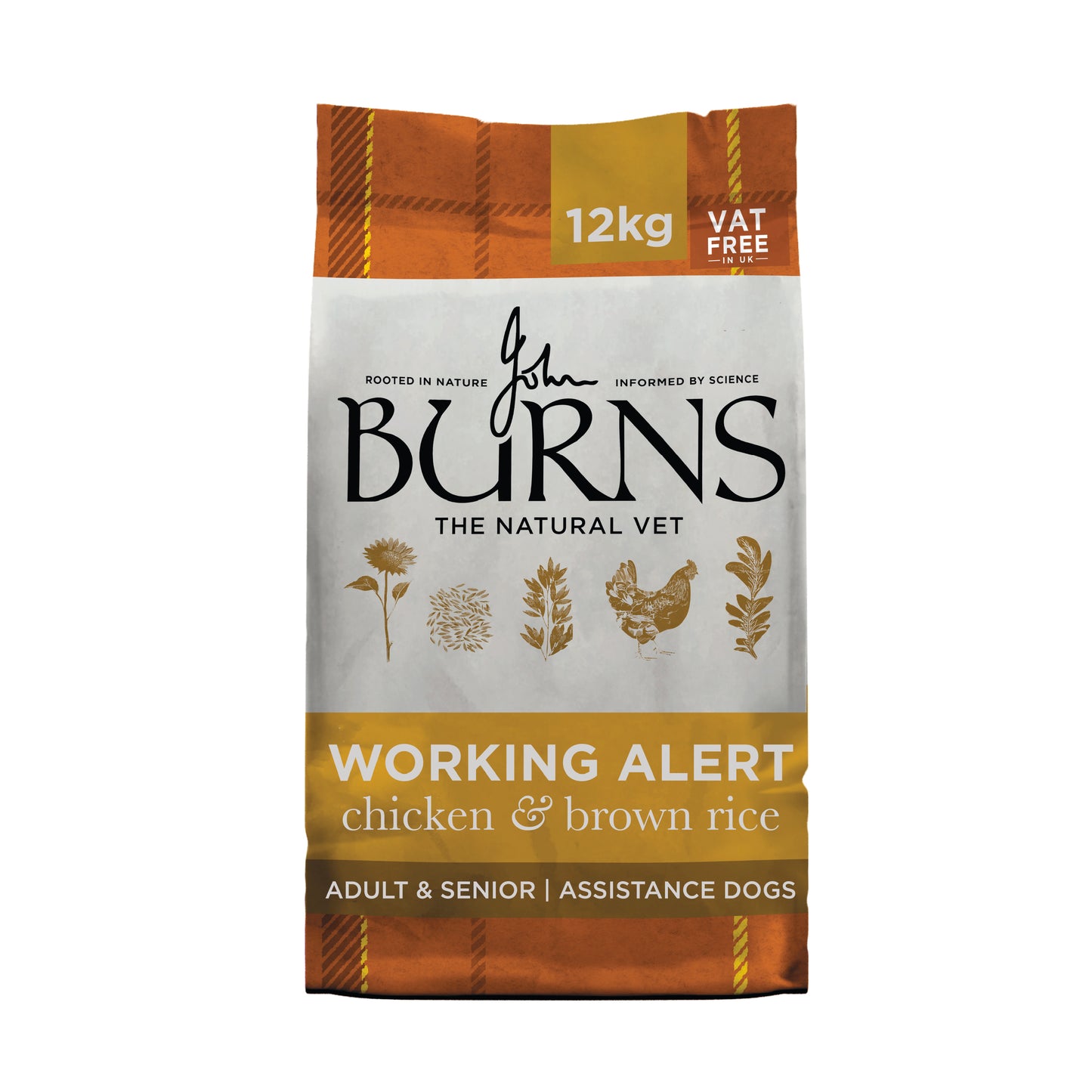 Burns Alert Assistance Chicken & Brown Rice 12kg