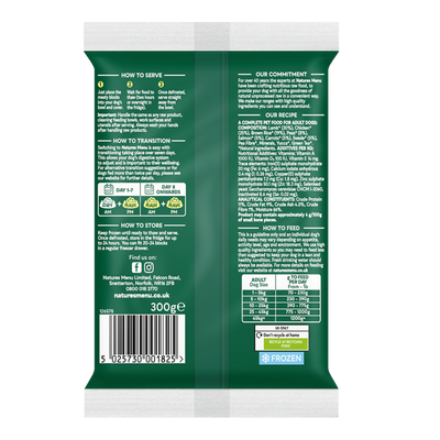 Natures Menu 60/40 Complete and Balanced Lamb with Chicken 300g x12