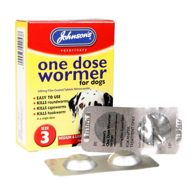 Jvp Dog Easy Dose Wormer - Size 3 Large Breeds 4 Tablets