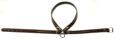 Nobby Double Backed Swarovski Crystal Harness Brown 50cm