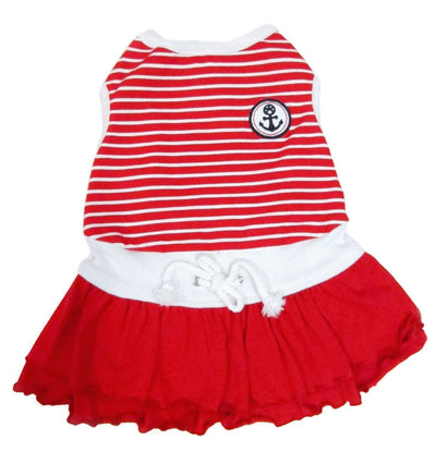 Happy Puppy Sporty Sailor Dress Xsml