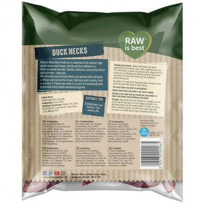 Natures Menu Dog Raw Frozen Chews Duck Necks 7pce