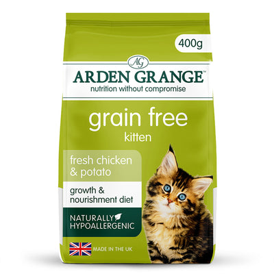 Arden Grange G/Free Kitten Fresh Chicken & Potato 400g