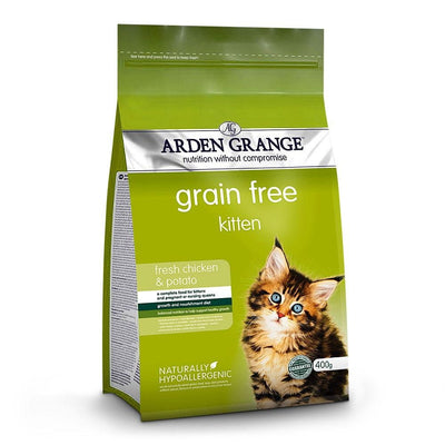 Arden Grange G/Free Kitten Fresh Chicken & Potato 400g