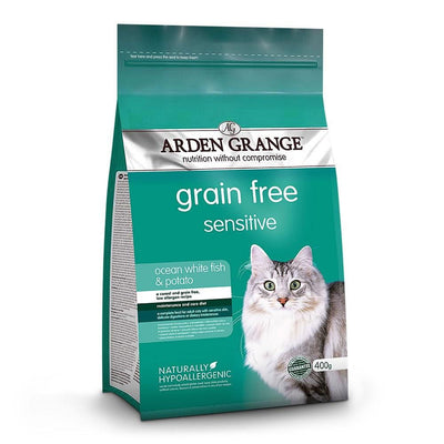 Arden Grange G/Free Cat Sensitive Fresh Fish & Potato 400g