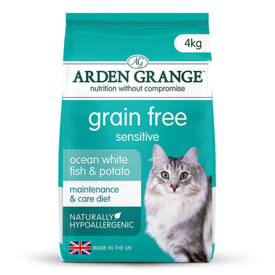 Arden Grange G/Free Cat Sensitive Fresh Fish & Potato 4kg