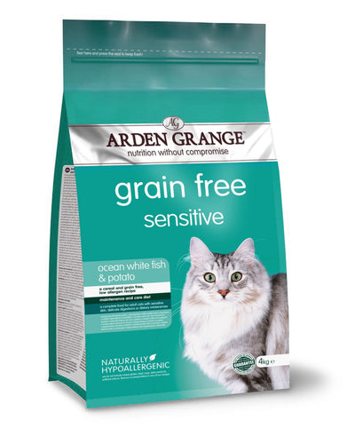 Arden Grange G/Free Cat Sensitive Fresh Fish & Potato 4kg