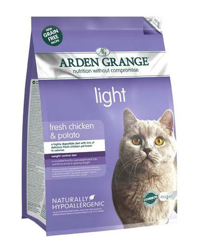 Arden Grange G/Free Cat Light Fresh Chicken & Potato 400g