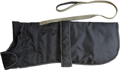 Harness Dog Coat Black 25cm (10")