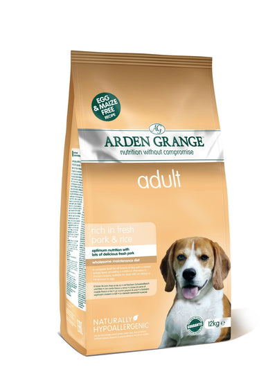 Arden Grange Adt Rich In Fresh Pork & Rice 12kg
