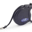 Viva Retractable Lead Tape Black Small 20kg-5m