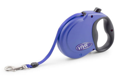 Viva Retractable Lead Tape Blue Medium 30kg-5m
