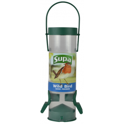 Supa Plastic 2 Port Seed Feeder Green 20cm (8 Inch)
