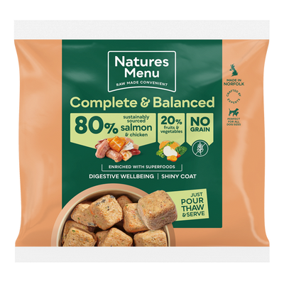 Natures Menu 80/20 Complete and Balanced Salmon & Chicken 1kg