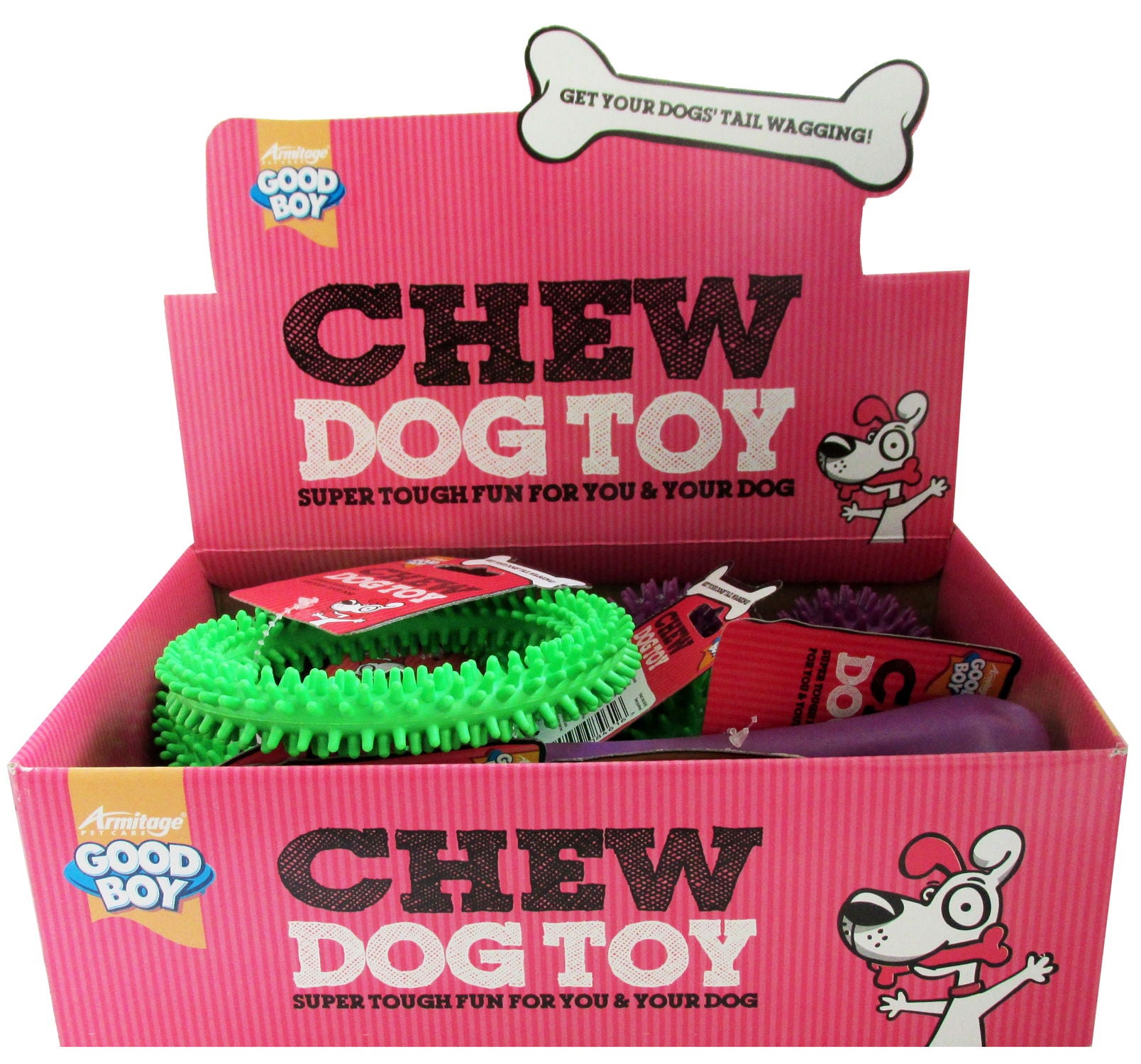 Good Boy Chewy Tpr Dog Toy Assorted