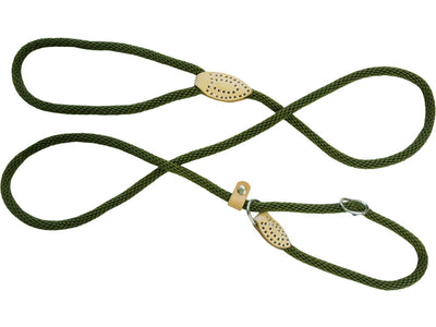 Dog&Co Supersoft Rope Slip Lead Green 8mm X60"