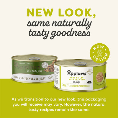 Applaws Cat Can Tuna With Seaweed In Jelly 70g
