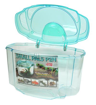 Living World Pals Pen Blue & Green Mix Large