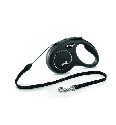 Flexi New Classic Cord S Black 5m 1-12kg