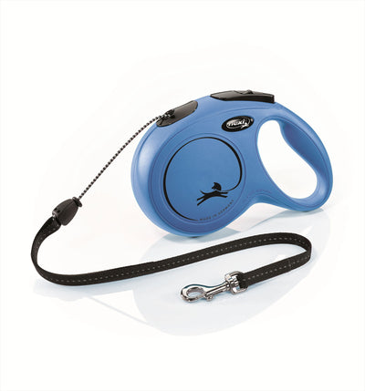 Flexi New Classic Cord M Blue 8m 1-20kg