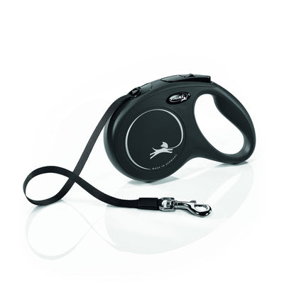 Flexi New Classic Tape M Black 5m 1-25kg