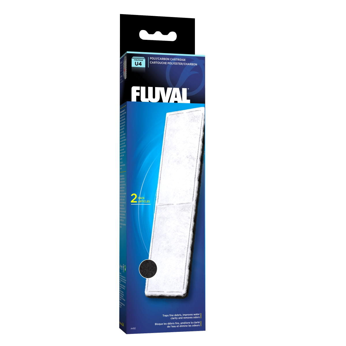 Fluval U4 Poly/carbon Cartridge 2pack