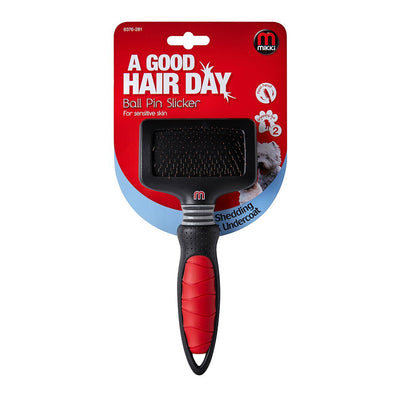 Mikki Easy Grooming Ball Pin Slicker Small