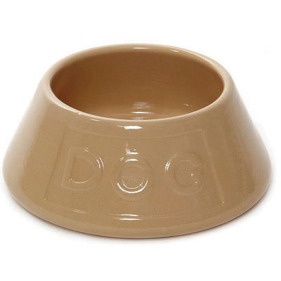 Non Tip Spaniel Water Bowl Lettered Dog