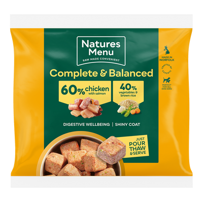 Natures Menu 60/40 Complete and Balanced Chicken & Salmon 1kg