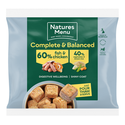 Natures Menu 60/40 Complete and Balanced Fish & Chicken 1kg