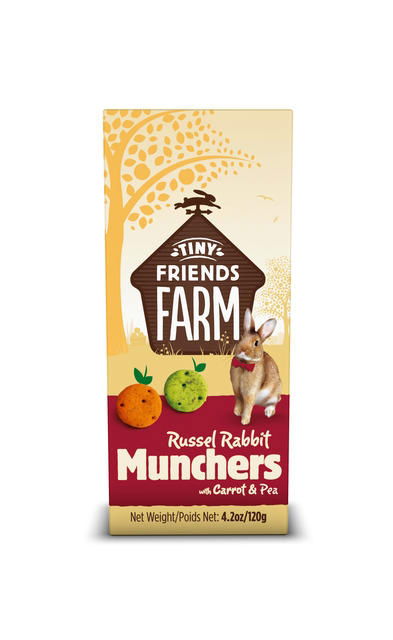 Tiny Friends Farm Russel Munchers Carrot & Peas 120g