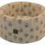 Paw Print Cream Cat Cosy Bed Small 42cm