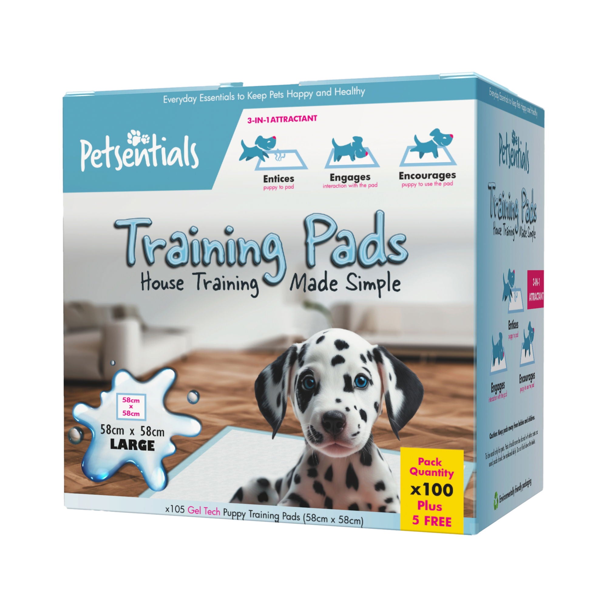 Petsentials Training Pads 105 Pack