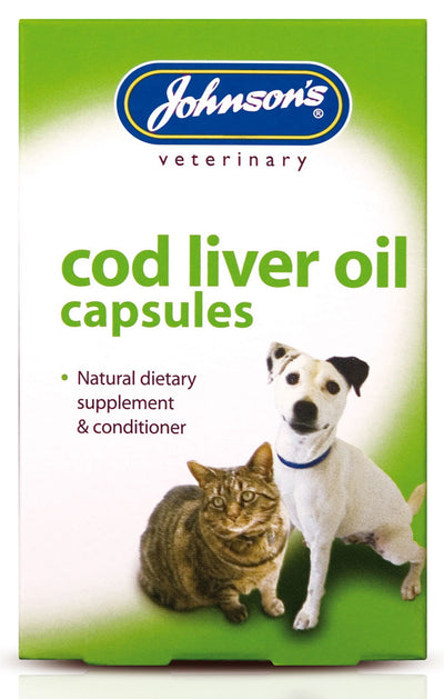 Jvp Dog & Cat Cod Liver Oil 40 Capsules
